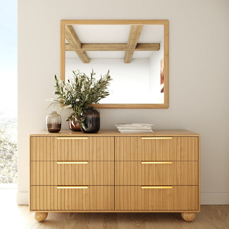 Modern Natural Oak Mirror | OROA Modern Winter | Oroa.com