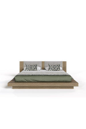 Walnut Bed with 2 Nightstands | OROA Modern Fantasia | Oroa.com