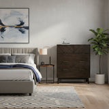 Acacia Chevron 5-Drawer Chest | OROA Modern Daisy | Oroa.com