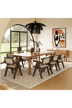 Natural Acacia Dining Table | OROA Modern Rhea | Oroa.com