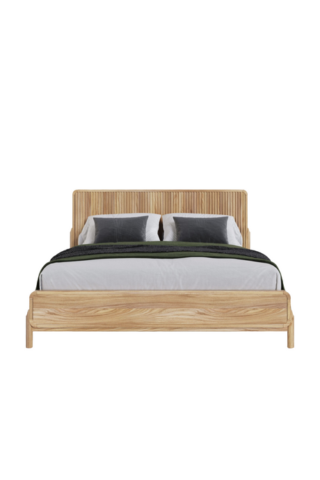 Natural Oak Slatted Bed | OROA Modern Mikala | Oroa.com