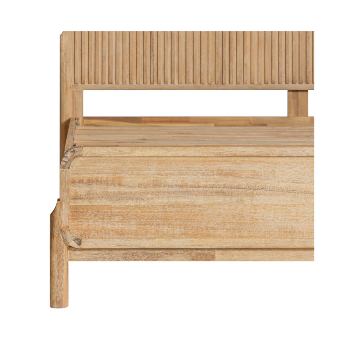 Natural Oak Slatted Bed | OROA Modern Mikala | Oroa.com