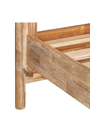 Natural Oak Slatted Bed | OROA Modern Mikala | Oroa.com