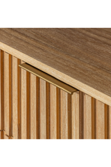 Natural Oak 2-Drawer Nightstand | OROA Modern Mikala | Oroa.com