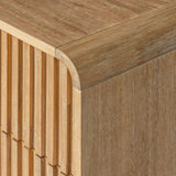 Natural Oak 4-Drawer Chest | OROA Modern Mikala | Oroa.com