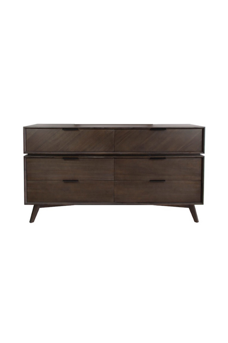 Acacia Wood 6-Drawer Dresser | OROA Modern Roger | Oroa.com