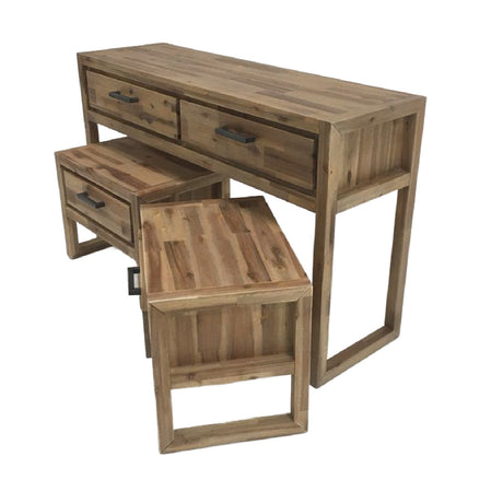 Nutmeg Acacia Console & End Table Set | OROA Modern Mandy