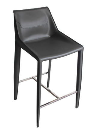 Saddle Leather Counter Stool | OROA Modern Halo | Oroa.com