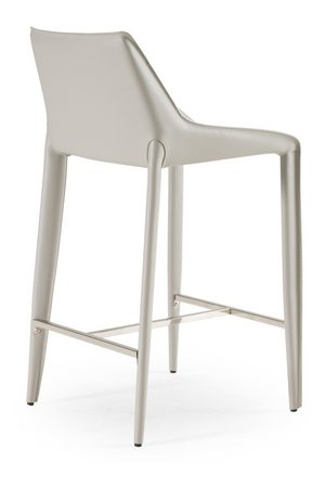 Saddle Leather Counter Stool | OROA Modern Halo | Oroa.com