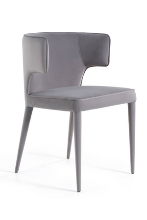 Velvet Contoured-Back Dining Chair | OROA Modern Lucero | Oroa.com