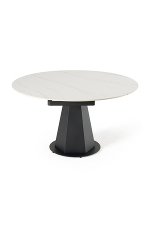 White Ceramic Extendable Dining Table | OROA Modern Barela | Oroa.com