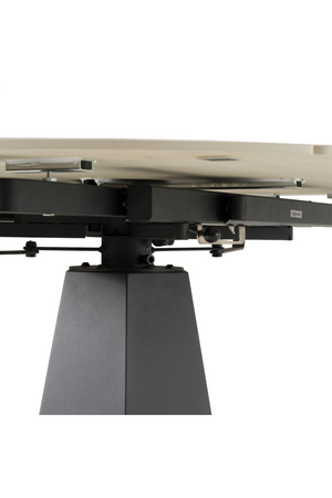 White Ceramic Extendable Dining Table | OROA Modern Barela | Oroa.com