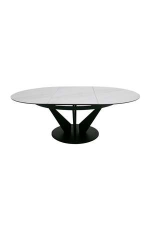 Black Ceramic Extendable Dining Table | OROA Modern Alberta | Oroa.com
