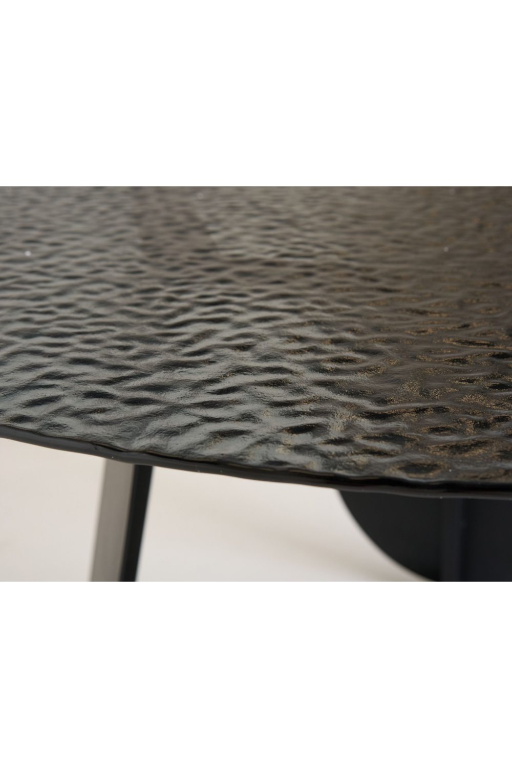 Round Gray Glass Dining Table | OROA Modern Maxine | Oroa.com