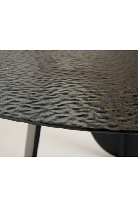 Round Gray Glass Dining Table | OROA Modern Maxine | Oroa.com