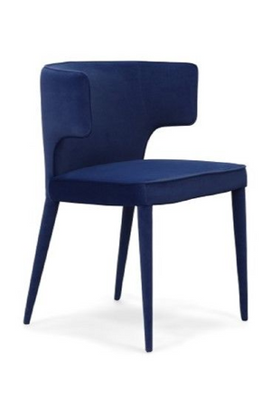 Velvet Contoured-Back Dining Chair | OROA Modern Lucero | Oroa.com