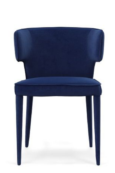 Velvet Contoured-Back Dining Chair | OROA Modern Lucero | Oroa.com