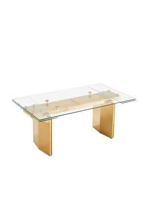 Glass Extendable Dining Table | OROA Modern Nassim | Oroa.com