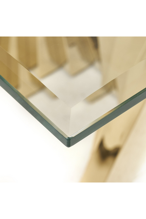 Gold Base Glass Dining Table | OROA Modern Buquet | Oroa.com