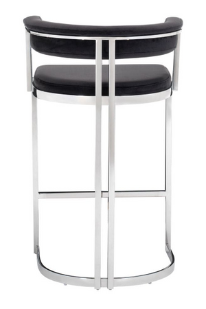 Black Velvet Counter Stool | OROA Modern Munith | Oroa.com