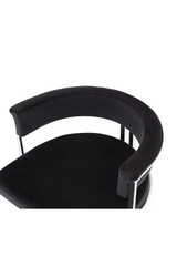 Black Velvet Counter Stool | OROA Modern Munith | Oroa.com