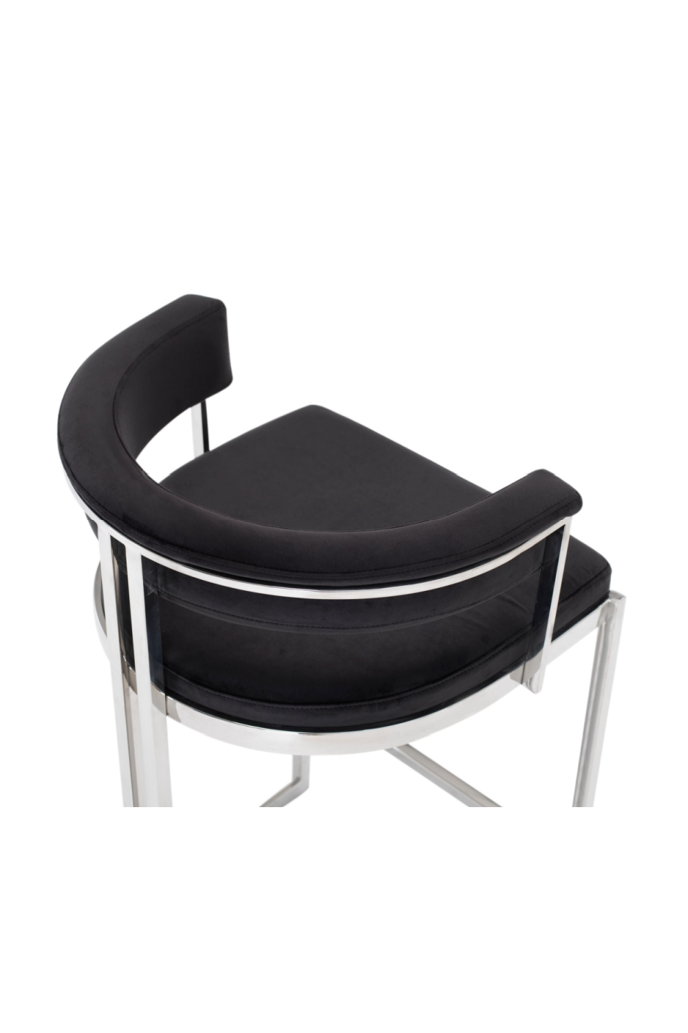 Black Velvet Counter Stool | OROA Modern Munith | Oroa.com