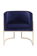 Blue Velvet Kids Chair | OROA Modern Betsy | Oroa.com