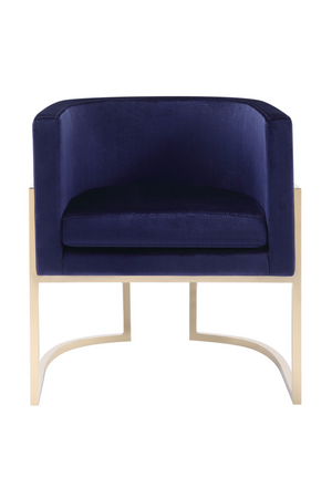 Blue Velvet Kids Chair | OROA Modern Betsy | Oroa.com