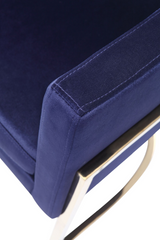 Blue Velvet Kids Chair | OROA Modern Betsy | Oroa.com