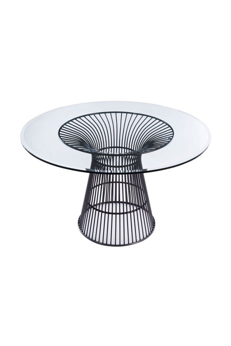 Round Tempered Glass Dining Table | OROA Modern Chandler | Oroa.com
