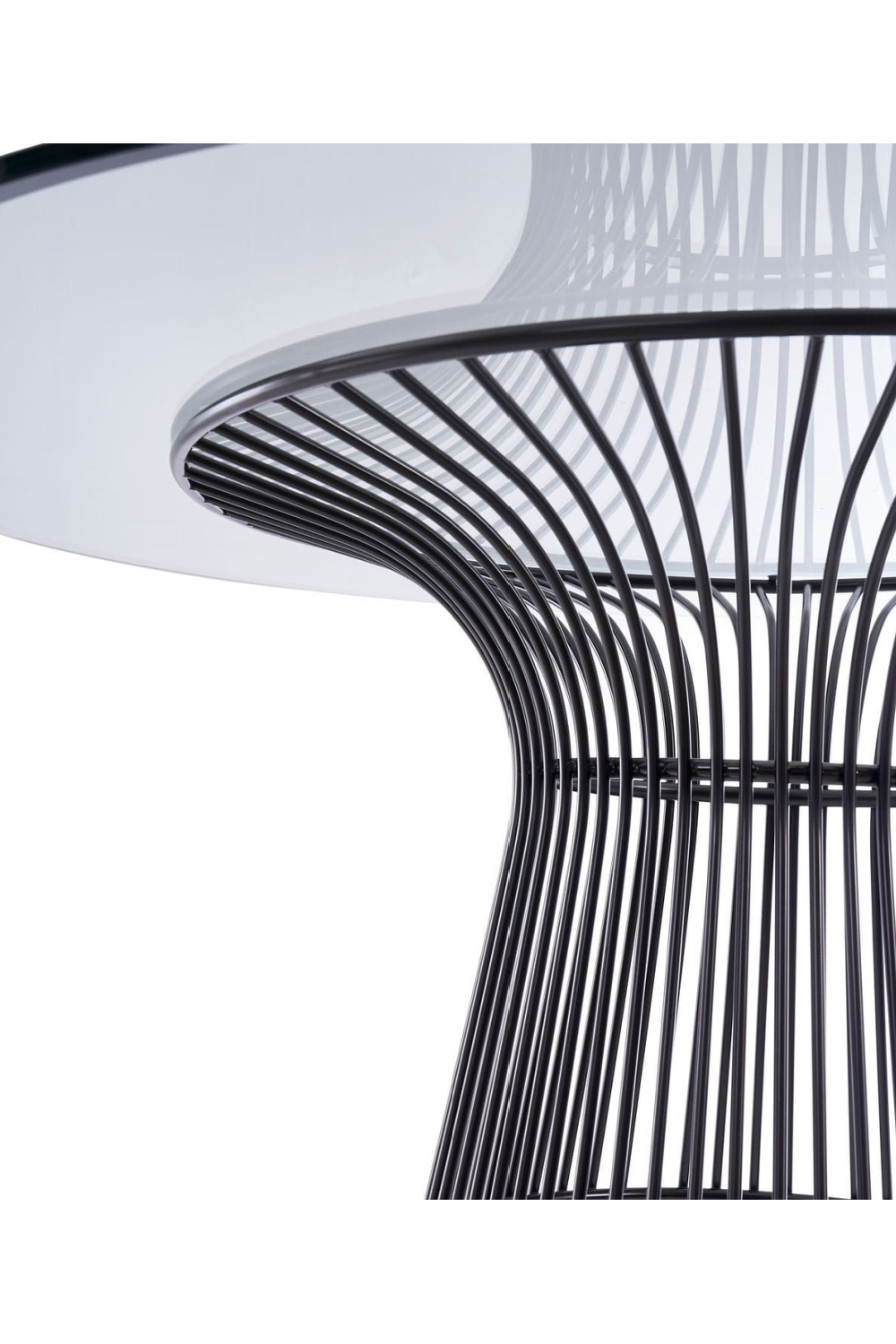 Round Tempered Glass Dining Table | OROA Modern Chandler | Oroa.com