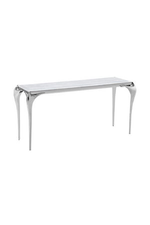 Stainless Steel Marble Console Table | OROA Modern Vince | Oroa.com