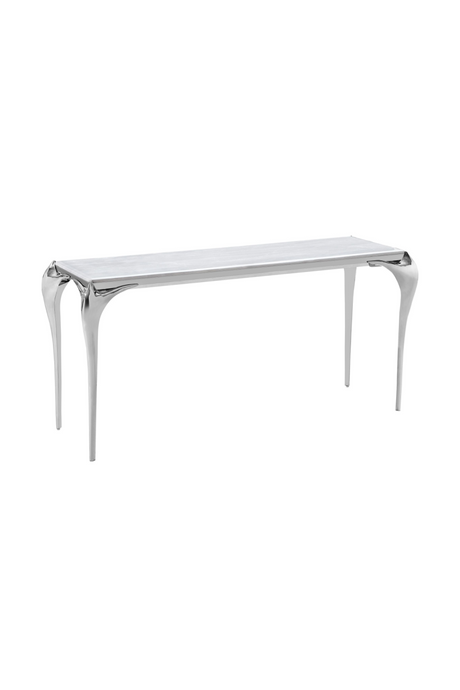 Stainless Steel Marble Console Table | OROA Modern Vince | Oroa.com