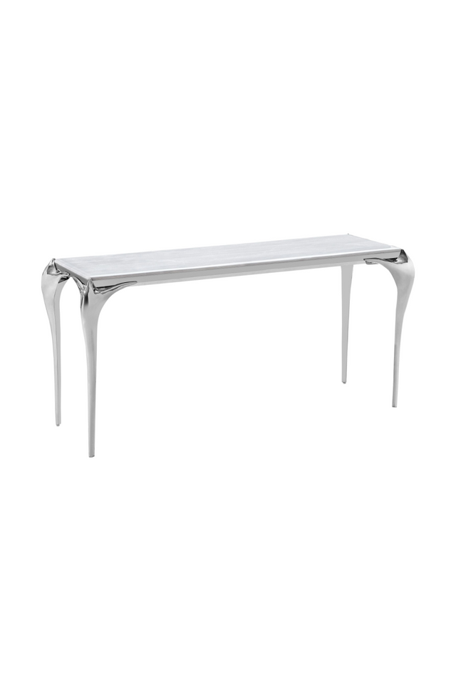 Stainless Steel Marble Console Table | OROA Modern Vince | Oroa.com