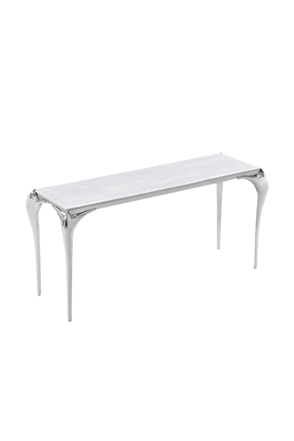 Stainless Steel Marble Console Table | OROA Modern Vince | Oroa.com
