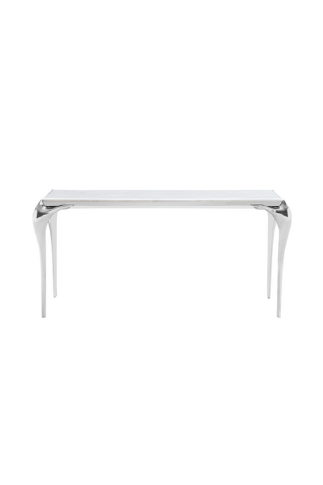Stainless Steel Marble Console Table | OROA Modern Vince | Oroa.com