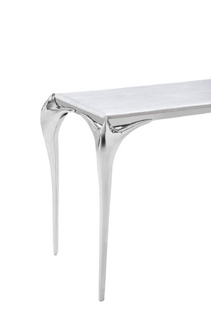 Stainless Steel Marble Console Table | OROA Modern Vince | Oroa.com