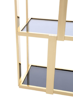 Gold Framed Bookcase | OROA Modern Tipton | Oroa.com
