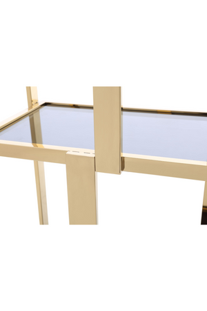 Gold Framed Bookcase | OROA Modern Tipton | Oroa.com