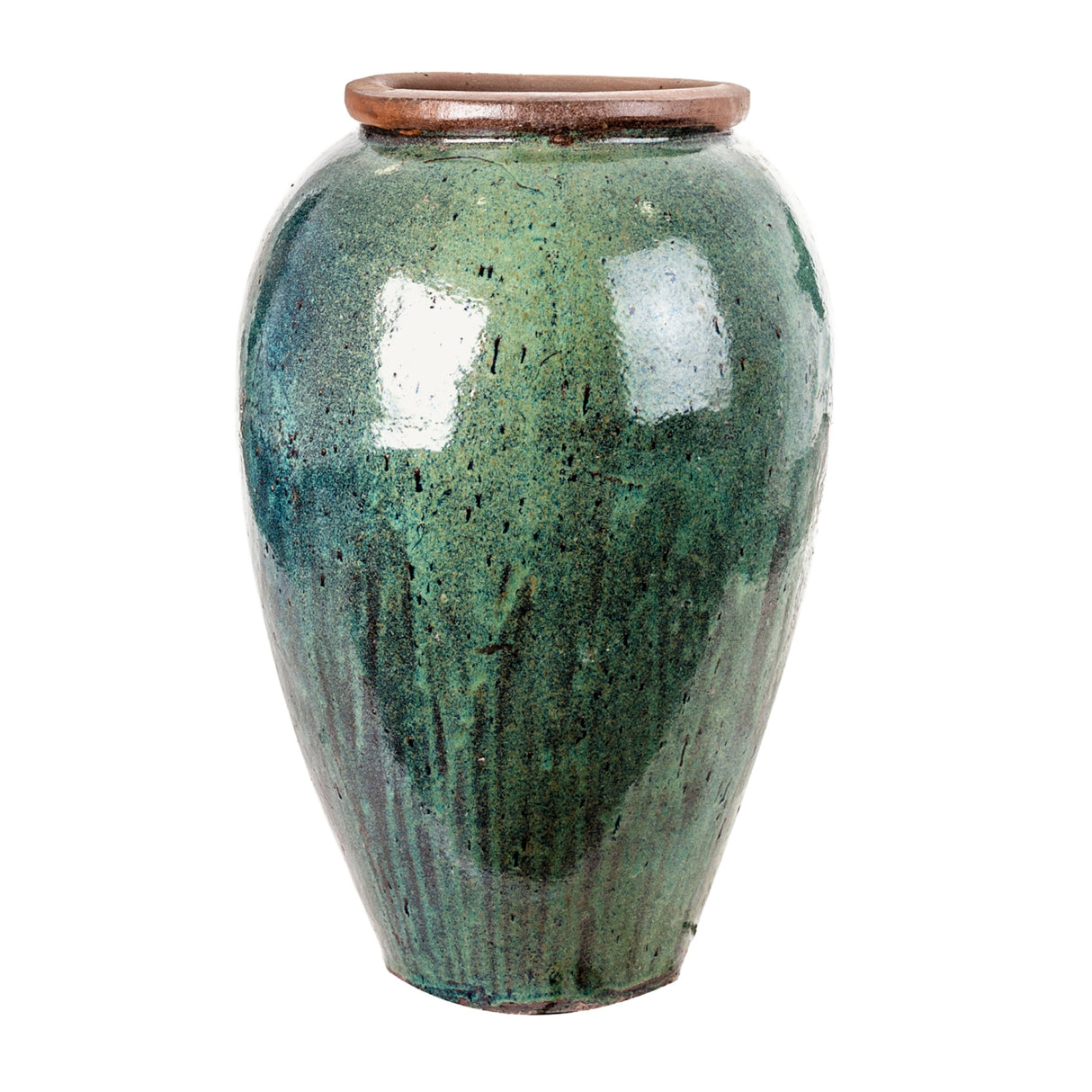   Aged Colored Ceramic Jar | Oroa.com