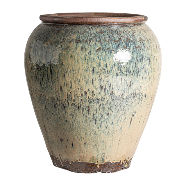 Modern European furniture - Green-Toned Ceramic Vase - www.oroa.com