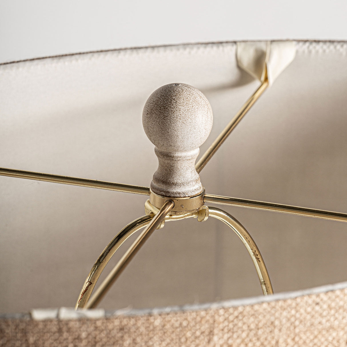   Beige Carved Floor Lamp | Oroa.com