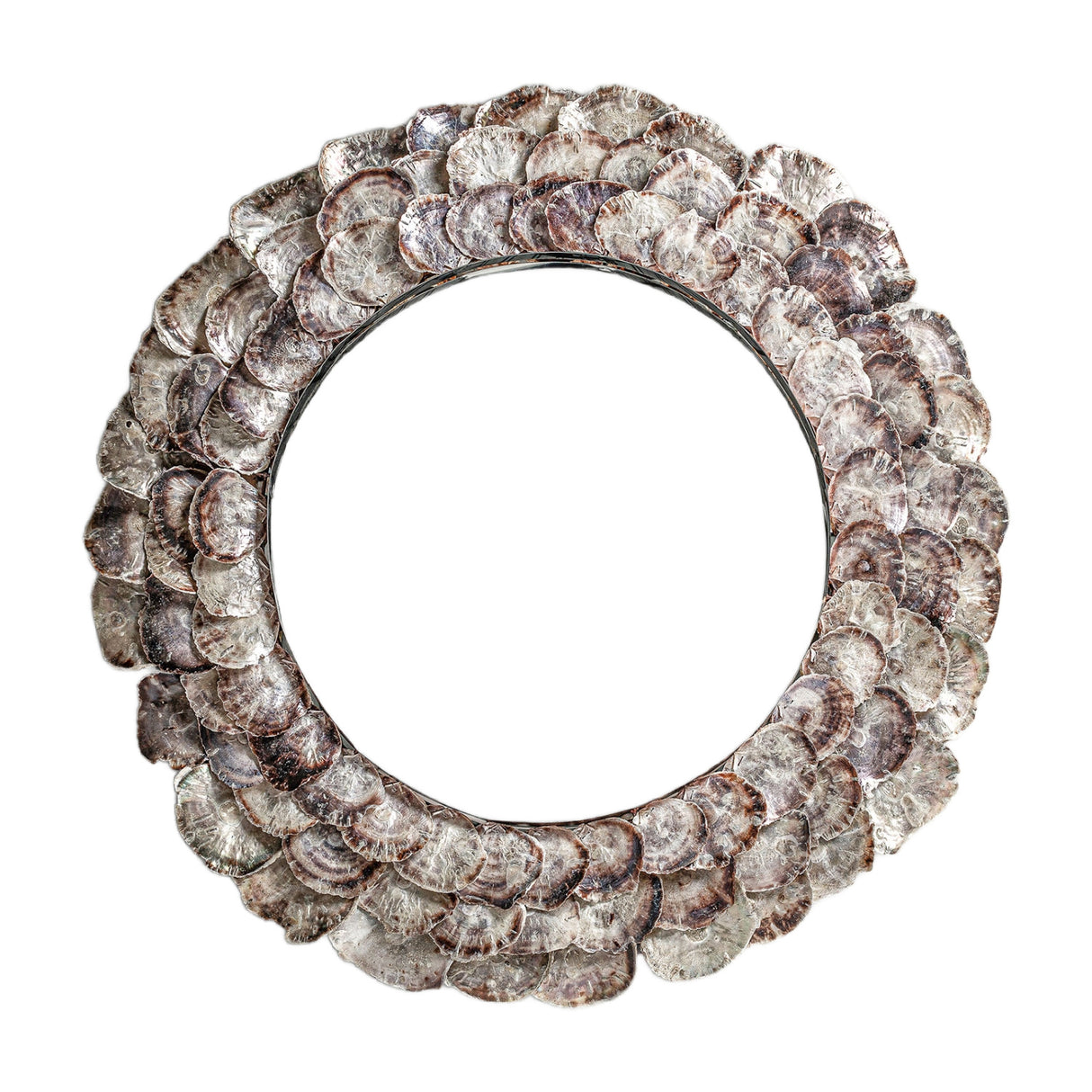   Modern European furniture - Oyster Shell Round Mirror - www.oroa.com | Oroa.com