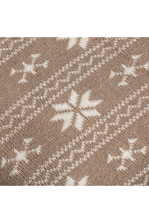 Brown Cotton Printed Plaid | Vical Home Snow | Oroa.com