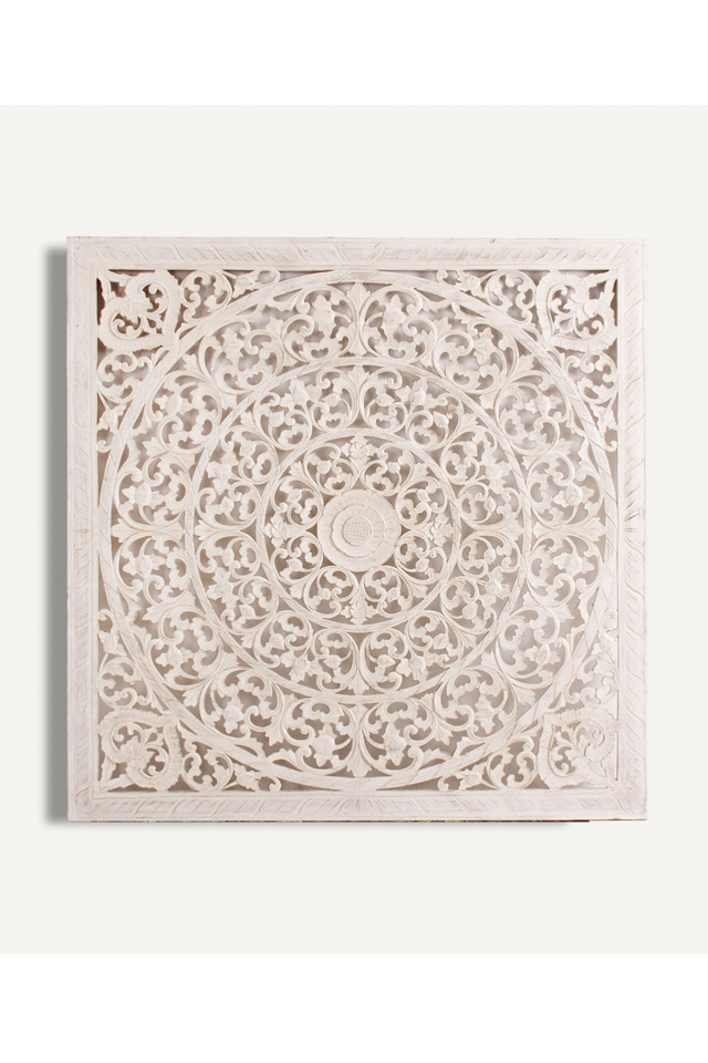 White Acanthus Wall Art | Vical Home Eleonora | Oroa.com