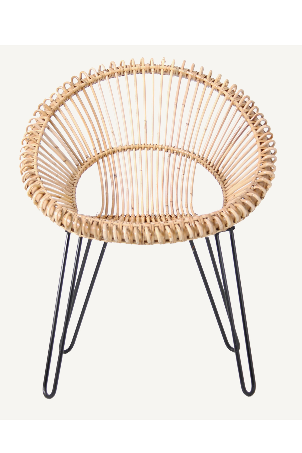 Brown Rattan Round Armchair | Vical Home Alfta | Oroatrade.com