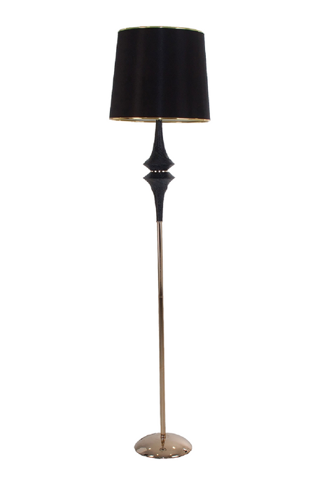 Black Art Deco Floor Lamp | Vical Home | Oroa.com