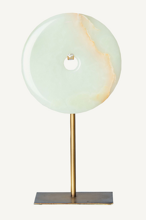 Round Natural Gem Decor Figure M | Vical Home Jade | Oroa.com