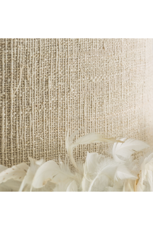 Cream Feather Hanging Lamp | Vical Home Airole | Oroa.com