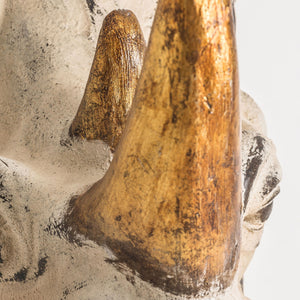   Cream Animal Bust | Oroa.com